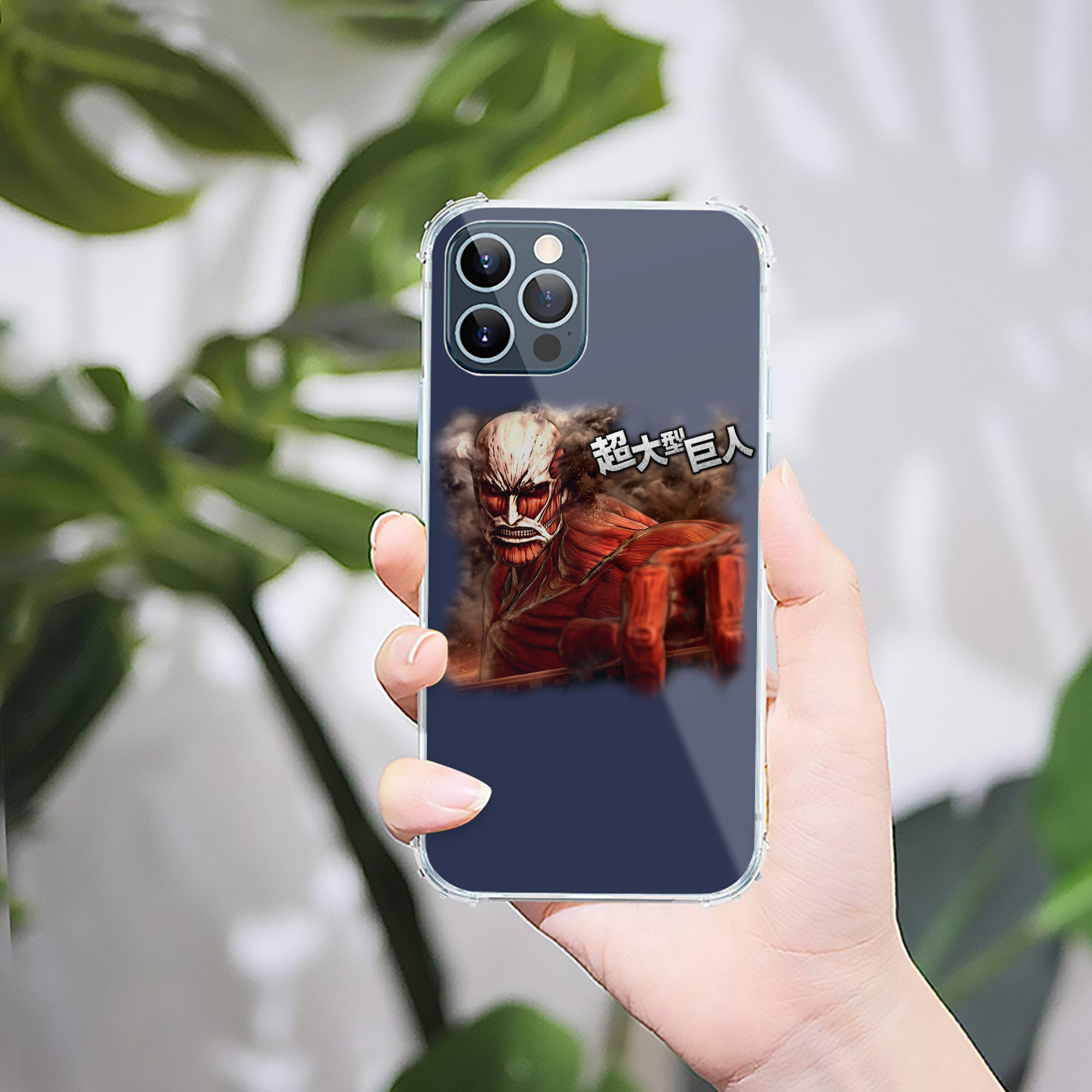 （画像用） 進撃の巨人 Attack on Titan 【iPhone 12シリーズ対応】透明スマホケース（クリアソフトケース）